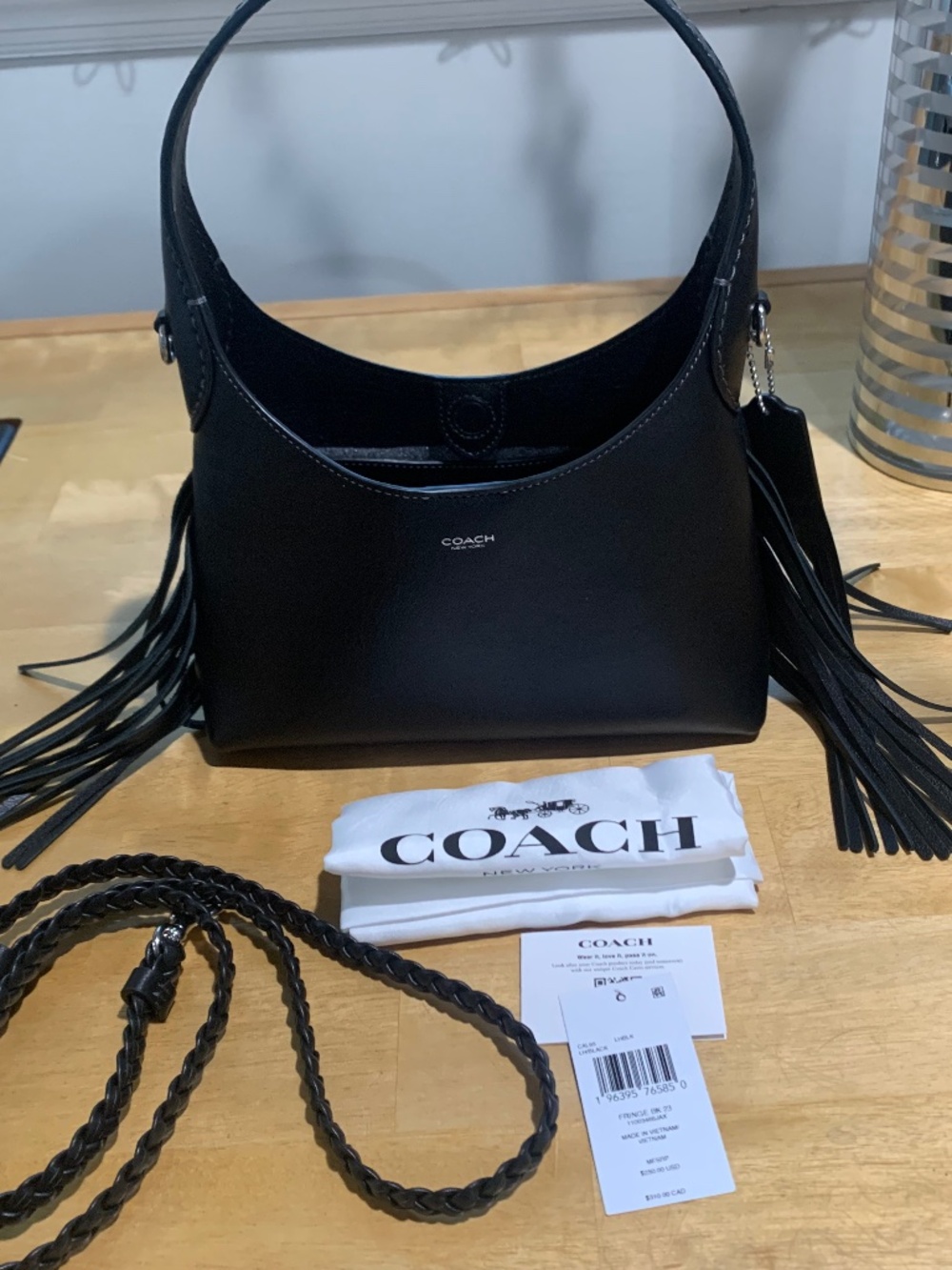 Coach Brooklyn 23 with Fringe